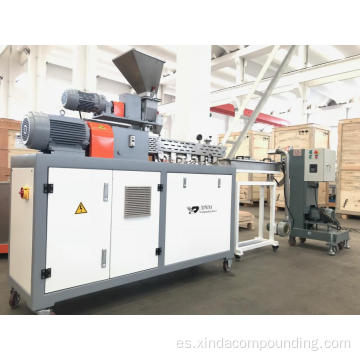 Máquina extrusora compuesta Equipo de fabricación de gránulos de PVC